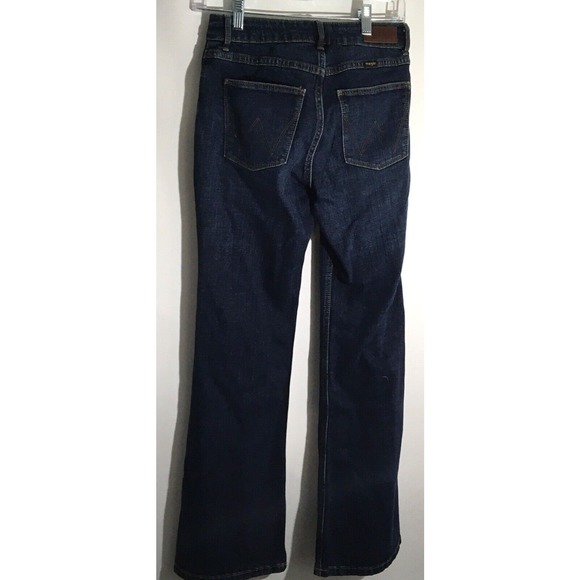 Wrangler High-Waisted Fierce Flare Women's Size 2/26/30 Dark Wash Denim Jeans - Picture 5 of 7